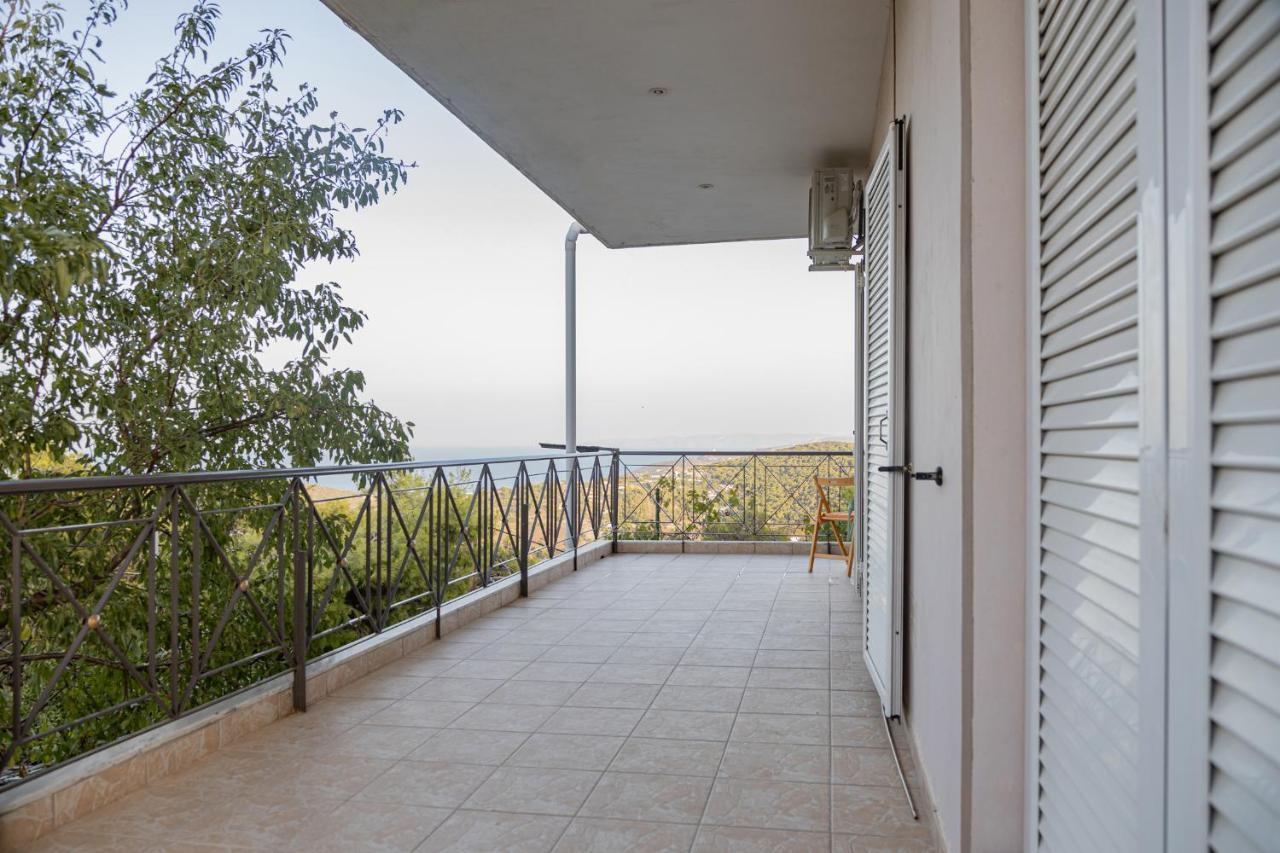 Mary'S Paradise Apartment With Panoramic Sea View To Kakia Thalassa And Daskalio Keratea Ngoại thất bức ảnh
